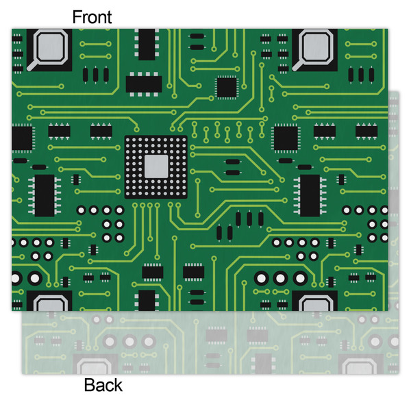 Circuit Board Tissue Paper - Heavyweight - Medium - Front & Back