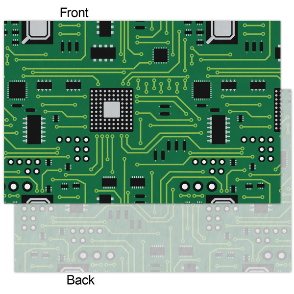 Circuit Board Tissue Paper - Heavyweight - XL - Front & Back