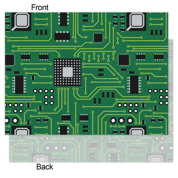 Circuit Board Tissue Paper - Lightweight - Medium - Front & Back
