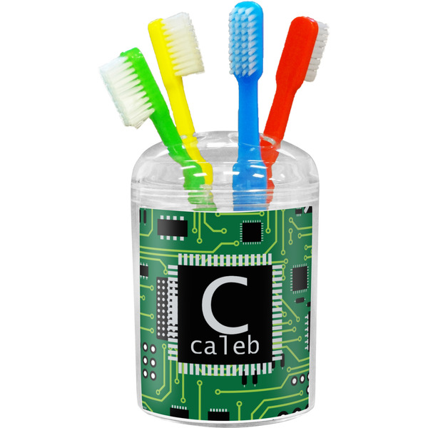 Custom Circuit Board Toothbrush Holder (Personalized)