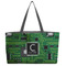 Circuit Board Tote w/Black Handles - Front View