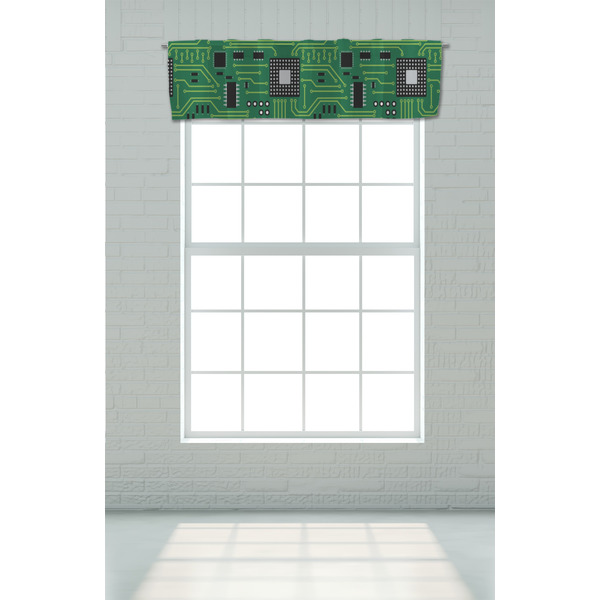 Circuit Board Valance - On window