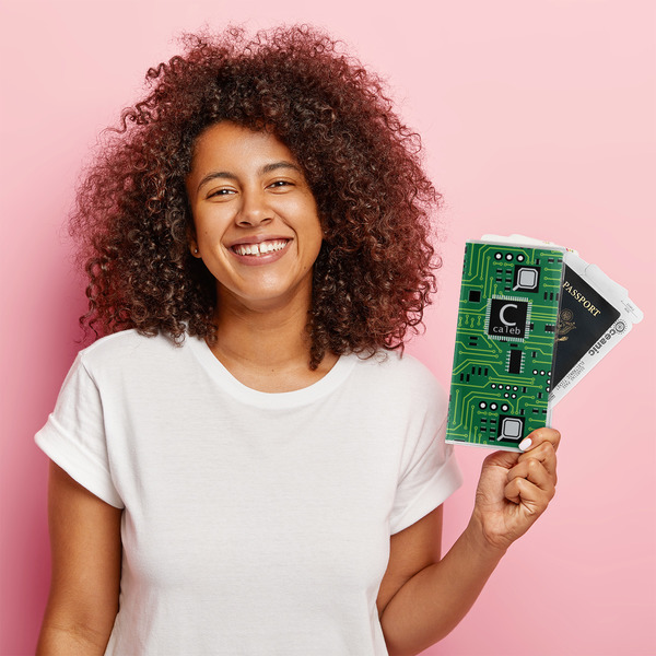 Circuit Board Vinyl Document Holder - LIFESTYLE