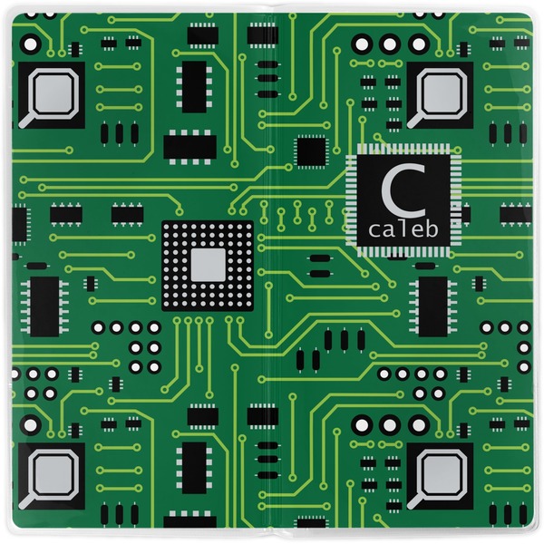 Circuit Board Vinyl Document Wallet - Apvl
