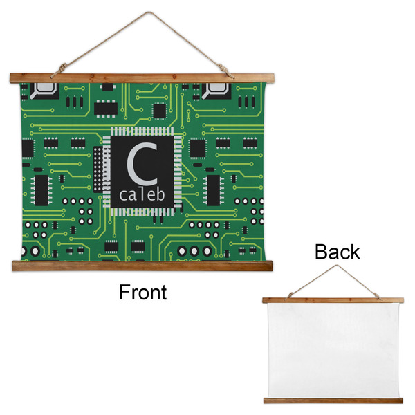 Circuit Board Wall Hanging Tapestry - Landscape - APPROVAL