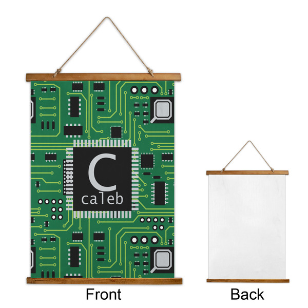 Circuit Board Wall Hanging Tapestry - Portrait - APPROVAL