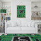 Circuit Board Wall Hanging Tapestry - Portrait - IN CONTEXT