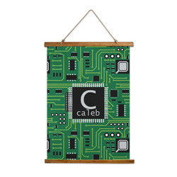 Circuit Board Wall Hanging Tapestry - Tall (Personalized)