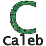 Circuit Board Name & Initial Decal - Up to 18"x18" (Personalized)