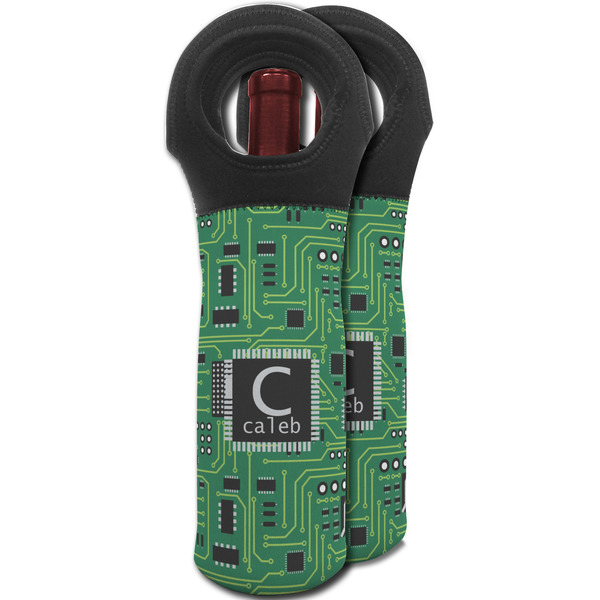 Circuit Board Wine Tote Bag - MAIN