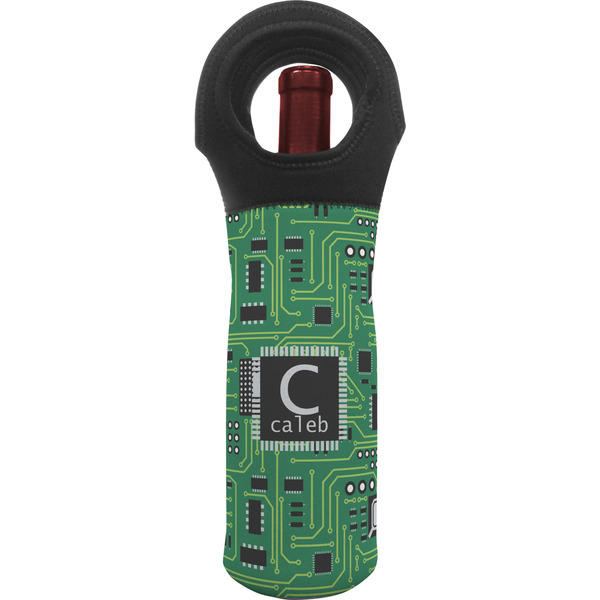Custom Circuit Board Wine Tote Bag (Personalized)