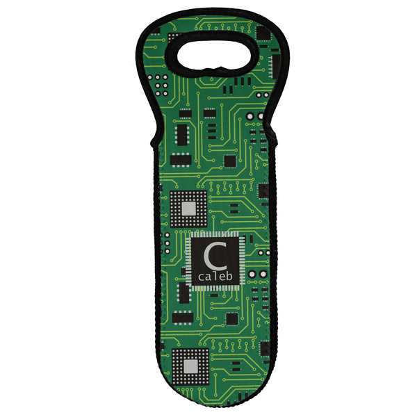 Custom Circuit Board Wine Tote Bag (Personalized)