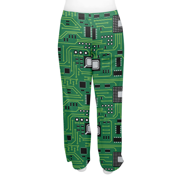 Circuit Board Women's Pj on model - Back