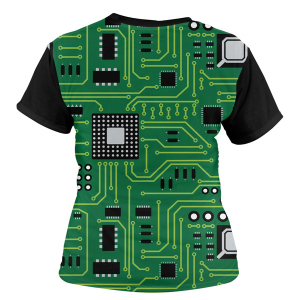 Circuit Board Women's T-shirt Back
