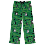 Circuit Board Womens Pajama Pants