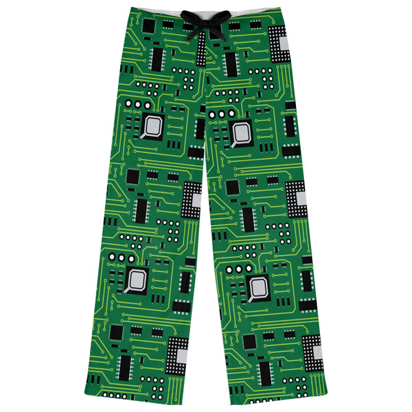 Custom Circuit Board Womens Pajama Pants - M