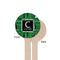 Circuit Board Wooden 6" Stir Stick - Round - Single Sided - Front & Back