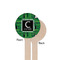 Circuit Board Wooden 7.5" Stir Stick - Round - Single Sided - Front & Back