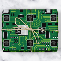 Circuit Board Wrapping Paper (Personalized)