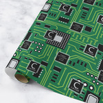 Circuit Board Wrapping Paper Roll - Medium - Matte (Personalized)