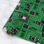Circuit Board Wrapping Paper Roll - Small (Personalized)