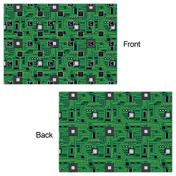 Circuit Board Wrapping Paper Sheet - Double Sided - Front & Back