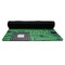 Circuit Board Yoga Mat Rolled up Black Rubber Backing