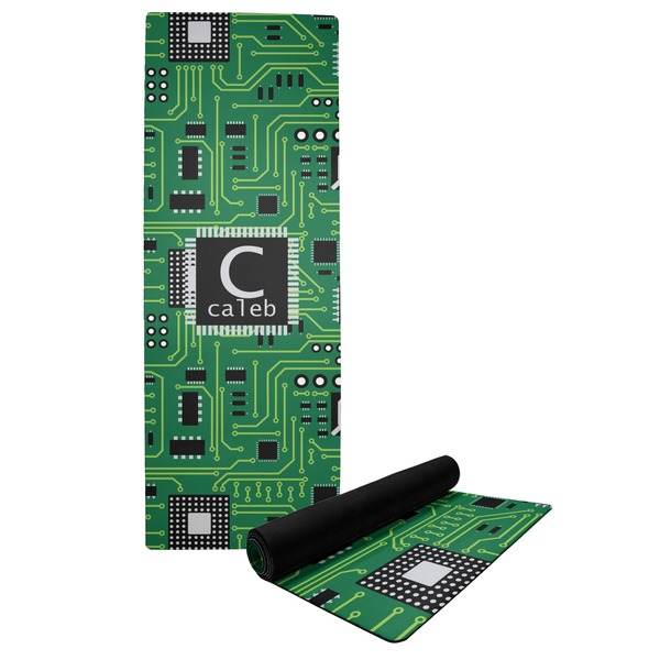 Custom Circuit Board Yoga Mat (Personalized)