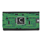 Circuit Board Leatherette Ladies Wallet (Personalized)