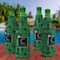Circuit Board Zipper Bottle Cooler - Set of 4 - LIFESTYLE