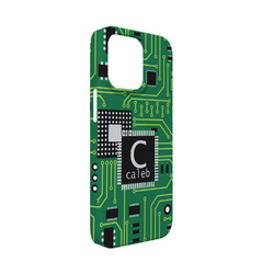 Circuit Board iPhone Case - Plastic - iPhone 13 Mini (Personalized)