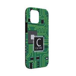 Circuit Board iPhone Case - Rubber Lined - iPhone 13 Mini (Personalized)