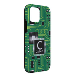 Circuit Board iPhone Case - Rubber Lined - iPhone 13 Pro Max (Personalized)