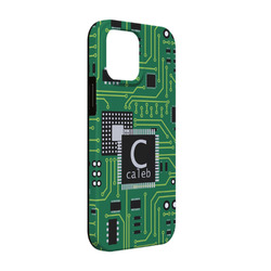 Circuit Board iPhone Case - Rubber Lined - iPhone 13 (Personalized)