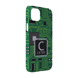 Circuit Board iPhone Case - Plastic - iPhone 14 Pro (Personalized)