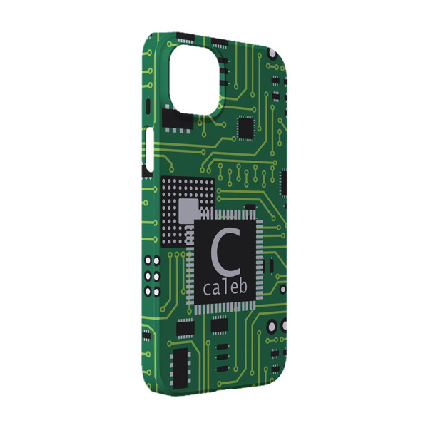 Custom Circuit Board iPhone Case - Plastic - iPhone 14 Pro (Personalized)
