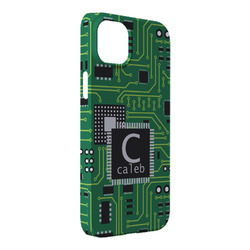 Circuit Board iPhone Case - Plastic - iPhone 14 Pro Max (Personalized)