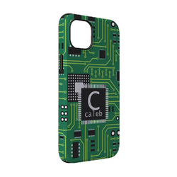 Circuit Board iPhone Case - Rubber Lined - iPhone 14 (Personalized)