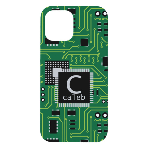 Circuit Board iPhone 15 Plus Case - Back