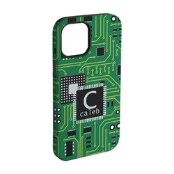 Circuit Board iPhone Case - Rubber Lined - iPhone 15 (Personalized)