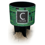 Circuit Board Black Beach Spiker Drink Holder (Personalized)