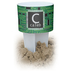 Circuit Board White Beach Spiker Drink Holder (Personalized)