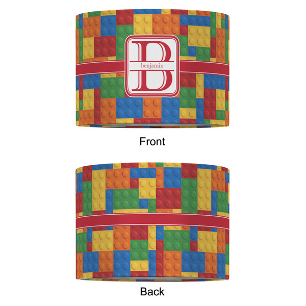 Building Blocks 12" Drum Lampshade - APPROVAL (Fabric)
