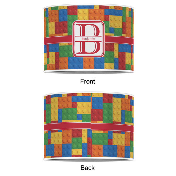 Building Blocks 12" Drum Lampshade - APPROVAL (Poly Film)