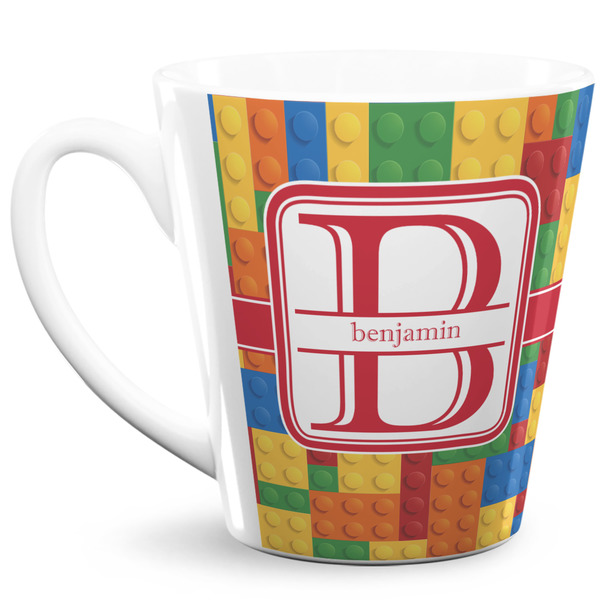 Custom Building Blocks 12 Oz Latte Mug (Personalized)
