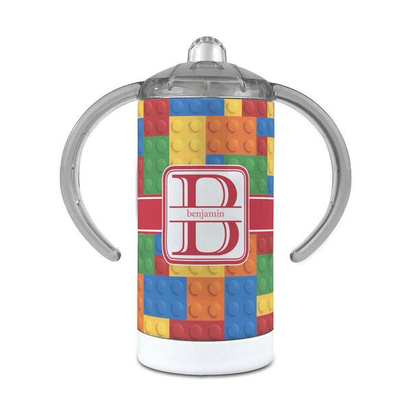 Custom Building Blocks 12 oz Stainless Steel Sippy Cup (Personalized)