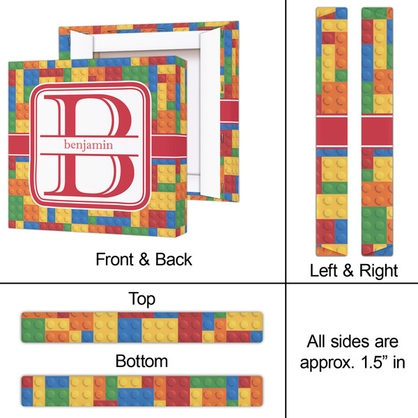 Building Blocks 12x12 - Canvas Print - Approval