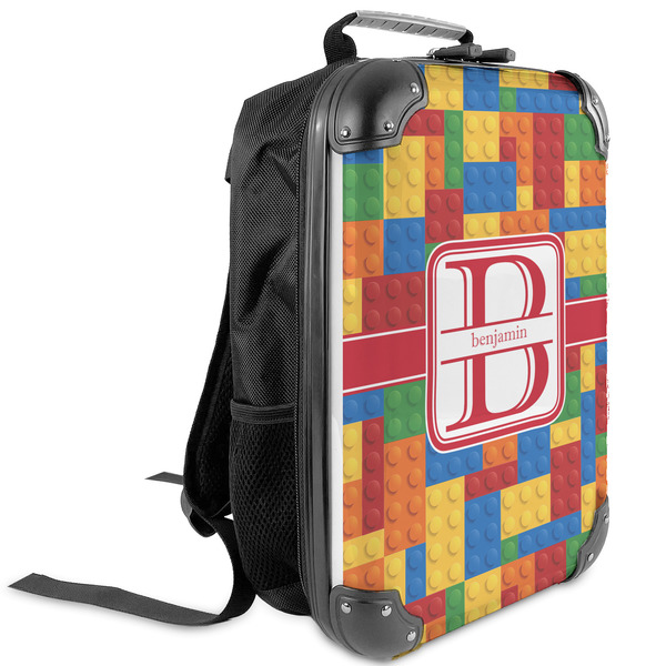Custom Building Blocks Kids Hard Shell Backpack (Personalized)