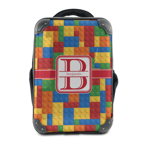 Custom Building Blocks 15" Hard Shell Backpack (Personalized)