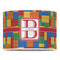 Building Blocks 16" Drum Lampshade - FRONT (Poly Film)